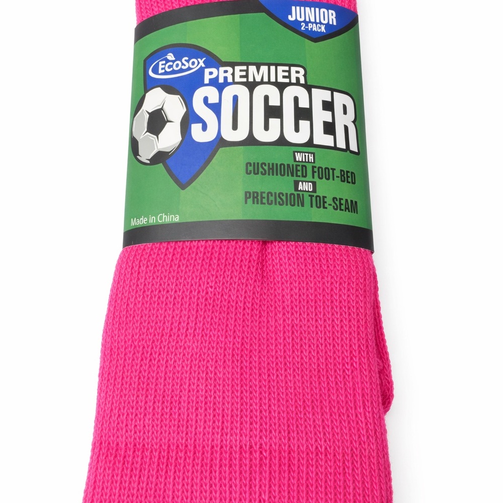 Premier Soccer Pink Athletic Socks 2 pairs